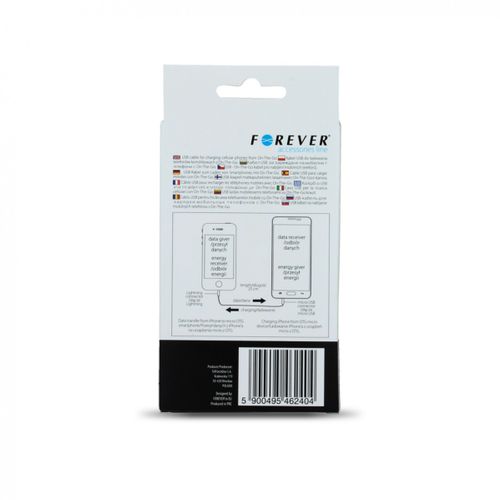Kabel Forever OTG micro USB + 8-PIN do smartfonów biały na Arena.pl