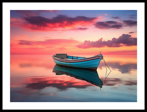 Plakat 55x40cm Spokój przed Połowem na Arena.pl