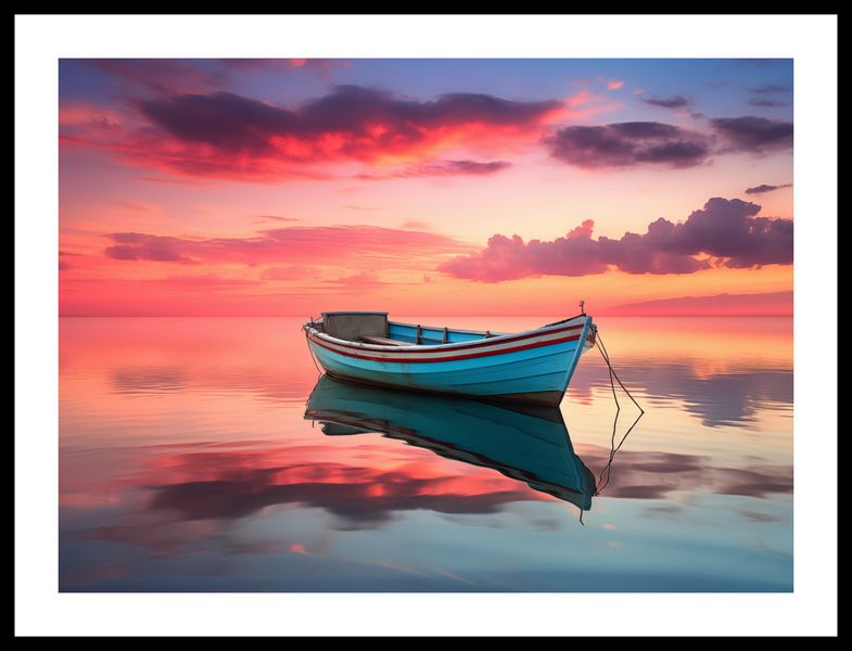 Plakat 55x40cm Spokój przed Połowem zdjęcie 3