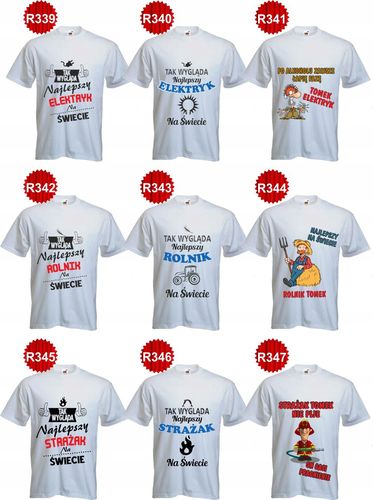 KOSZULKA T-SHIRT NAJLEPSZY BUDOWLANIEC na świecie na Arena.pl