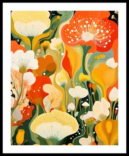 Plakat 40x50cm Kwiatowy Raj na Arena.pl
