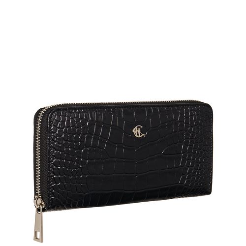Duży Czarny Portfel Damski ze Skóry z Wzorem Krokodyla – Luksusowy Design i Funkcjonalność PD090s166 RFID na Arena.pl