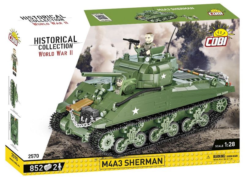 Klocki Historical Collection WWII M4A3 838 elementów zdjęcie 1