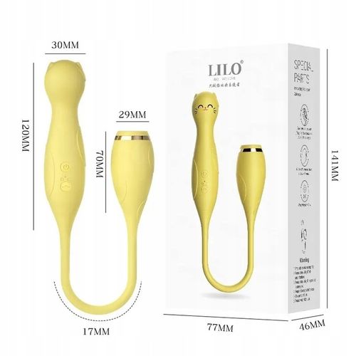 JAJECZKO WIBRUJĄCE ZE STYMULATOREM ŁECHTACZKI na Arena.pl