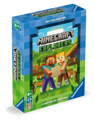 Minecraft Explorers - kooperacyjna gra karciana towarzyska Wersja podróżna na Arena.pl