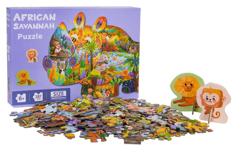 Zestaw Puzzli 287El. Safari zdjęcie 3