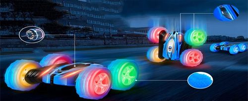 AUTO TWISTER TAŃCZĄCY SAMOCHÓD AKROBATA KASKADER 4WD Z LED Z PILOT Z AKU na Arena.pl