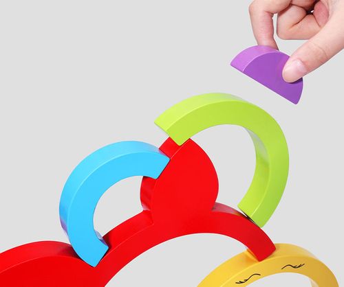 gra zręcznościowa logiczna sorter nakładanka tęcza jednorożec jhtoy-252 na Arena.pl