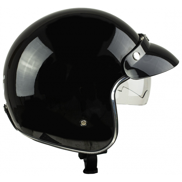 Kask na skuter motocyklowy otwarty z daszkiem BB 588 -S przeźr. blenda zdjęcie 8