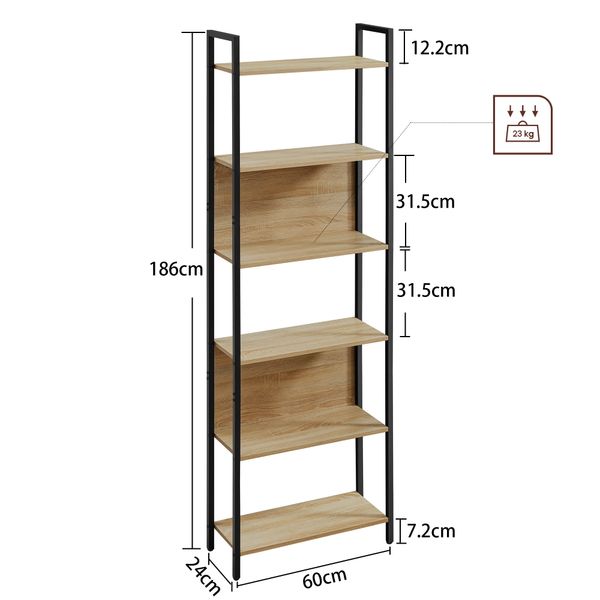 Regał - sonoma - LLS113B11 zdjęcie 3