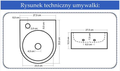 Umywalka Ceramiczna Monica na Arena.pl