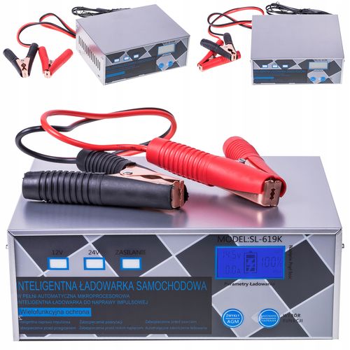 Prostownik Samochodowy do Akumulatorów AGM START-STOP 24V 12V 20A na Arena.pl