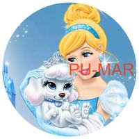 Opłatek na tort Księżniczka Śnieżka Aurora Zosia Bella Kopciuszek Arielka