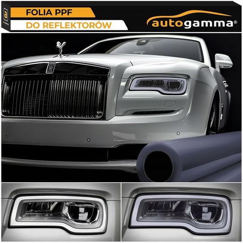 Folia do przyciemniania lamp Night Blue Lekko Przyciemniająca PPF 30x100cm na Arena.pl