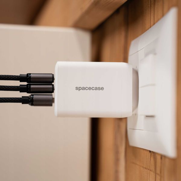 Spacecase Usb Charger 65W Gan Sc009W White zdjęcie 6