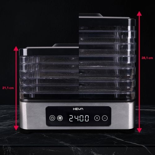 Suszarka do grzybów owoców 450W +TIMER REGULACJA +6 SIT ZE STALI na Arena.pl