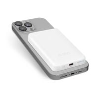 powerbank 5000 mah usb-c kompatybilny z magsafe - biały