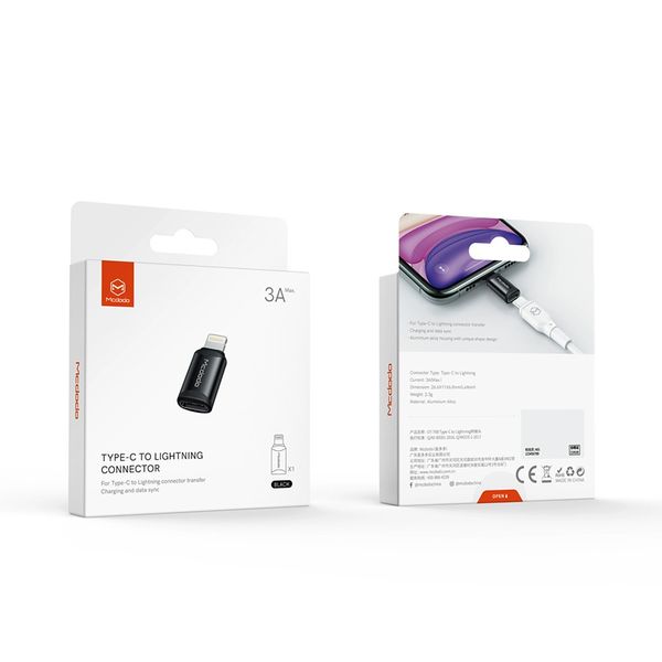 mcdodo adapter przejściówka usb-c usb typ c do lightning iphone 11 12 zdjęcie 9