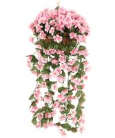 1szt  Wiszące sztuczne kwiaty bluszcz pnące dekoracyjne na balkon