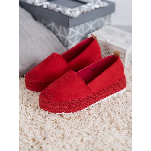 Czerwone Espadryle Na Platformie r.39 na Arena.pl