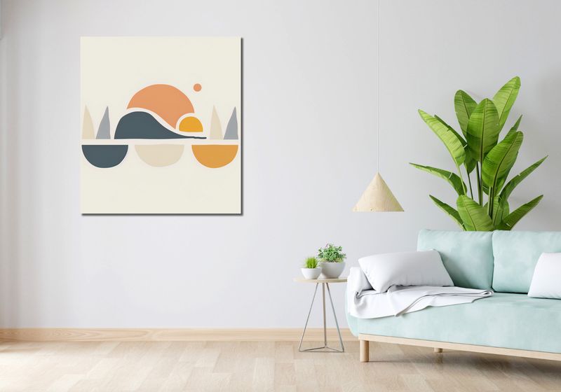 Obraz 90x100cm Pagórki Wyniosłości zdjęcie 2