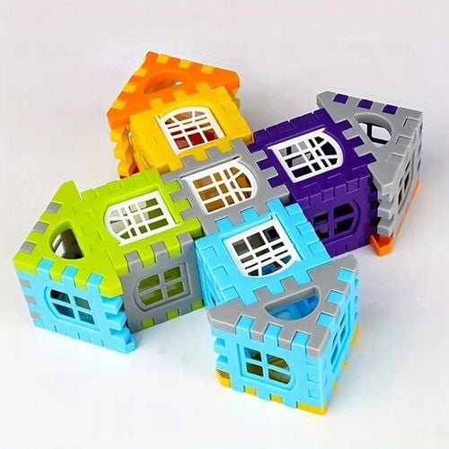 KLOCKI KONSTRUKCYJNE BUDOWLANE WAFLE 100 ELEMENTÓW DO BUDOWANIA DLA DZIECI na Arena.pl