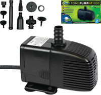 AQUA NOVA Pompa energooszczędna do oczka wodnego fontanna 16W NP-1000 L/h