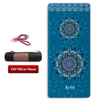 GRUBA 8mm MATA do JOGI ĆWICZEŃ FITNESS JOGA +TORBA