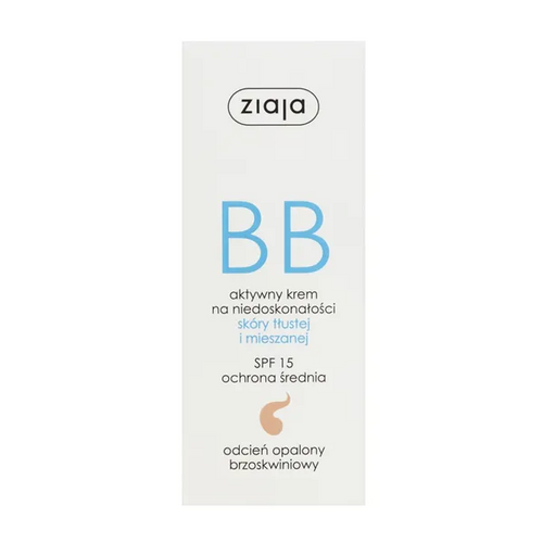 Ziaja BB aktywny krem opalony brzoskwiniowy na Arena.pl