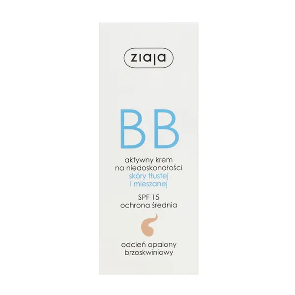 Ziaja BB aktywny krem opalony brzoskwiniowy zdjęcie 2
