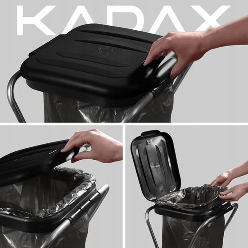 STOJAK KOSZ DO SEGREGACJI ŚMIECI 1 STANOWISKO WOREK 120L KOSZ NA ODPADY na Arena.pl