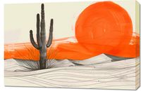 Obraz 90x60cm Kaktus Saguaro