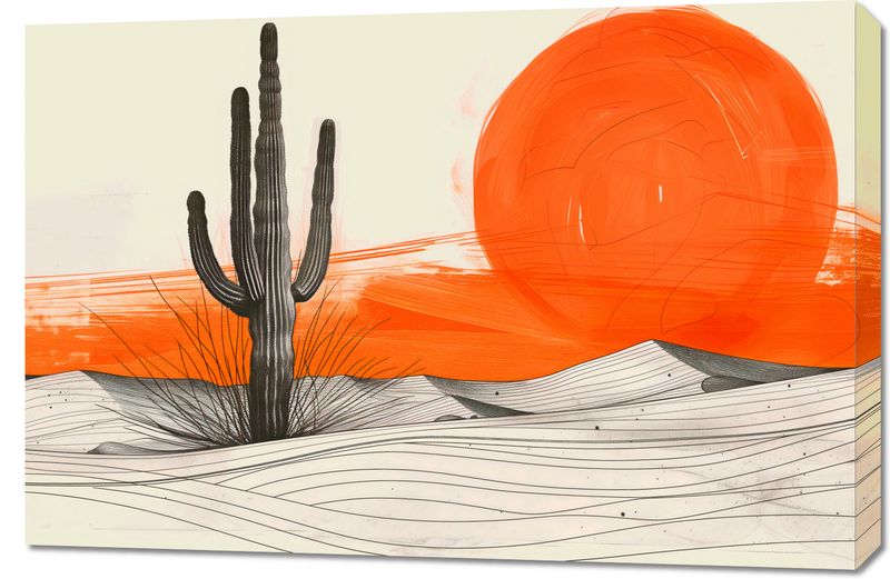Obraz 90x60cm Kaktus Saguaro zdjęcie 1