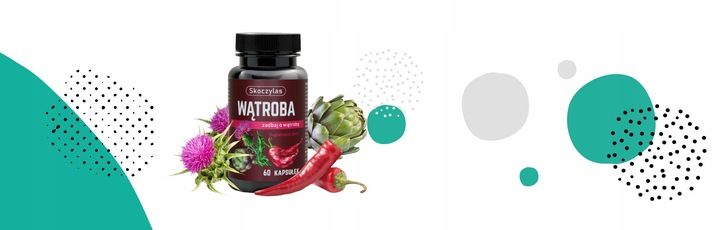 Skoczylas WĄTROBA Ostropest Plamisty Karczoch 60 kapsułek Zdrowa wątroba zdjęcie 6