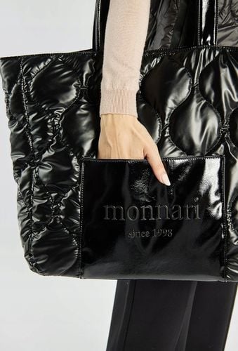 TOREBKA Damska MONNARI Duża Torba SHOPPER BAG Pojemna LOGO Premium Pikowana na Arena.pl