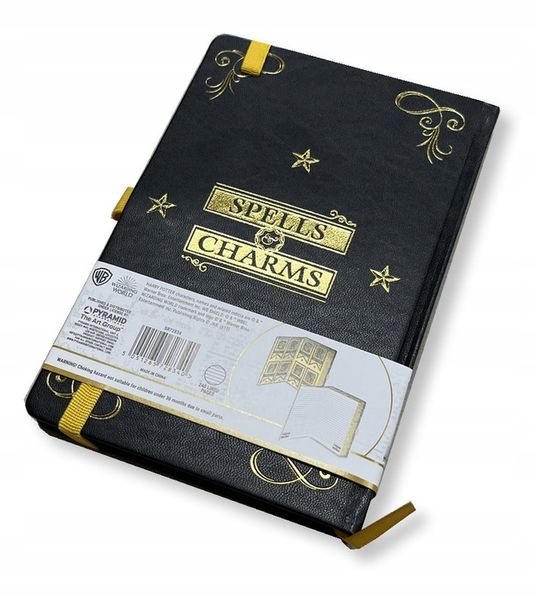 Notes A5 Harry Potter Spells And Charms 120k w linie Notatnik twarda oprawa zdjęcie 3