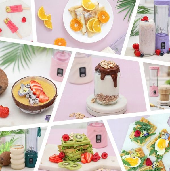 Blender kielichowy BlendyGo 3 Mikser do smoothie 250W czarny + GRATIS! zdjęcie 4