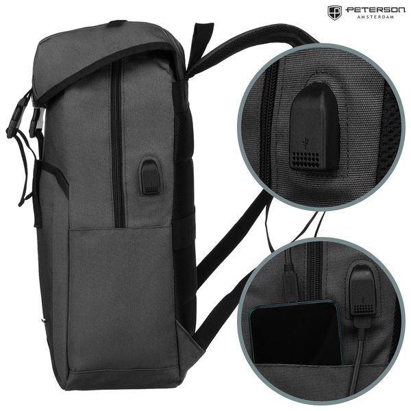 plecak ptn 77713-6715 gray zdjęcie 4