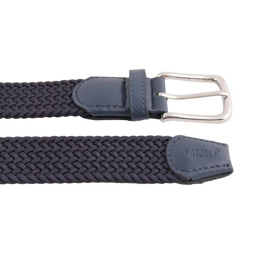 Pasek do Spodni Pleciony Elastyczny Rozciągliwy Unisex Granatowy 120 cm na Arena.pl