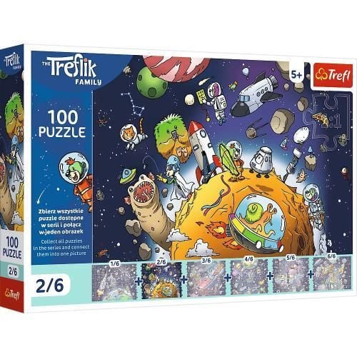 Puzzle 100 Treflik W Kosmosie 16542 zdjęcie 1