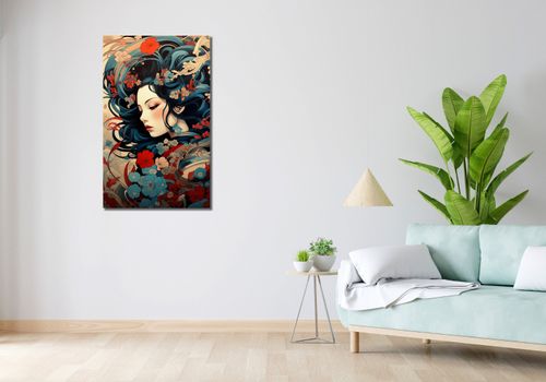 Obraz 60x100cm Szeptucha w Ogrodzie na Arena.pl