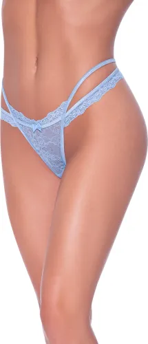 magic silk exposed majtki z wycięciem, koronka, l/xl, czerwone na Arena.pl