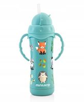 BIDON TERMICZNY stal nierdzewna ze słomką 240ml