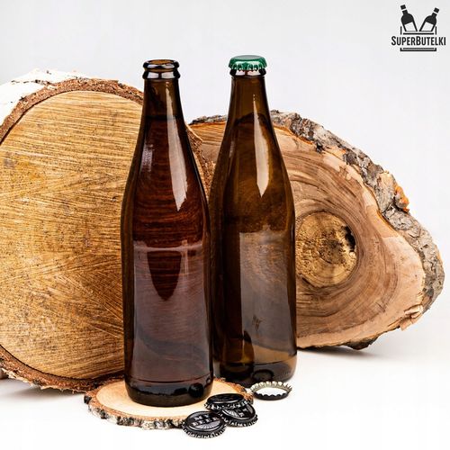 50x BUTELKA SZKLANA na PIWO 500 ml BRĄZOWA 0,5 L BUTELKI SZKLANE DO PIWA na Arena.pl