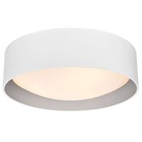 Plafon LAMPA sufitowa VERO 30446302 Kaspa okrągła OPRAWA metalowa biała