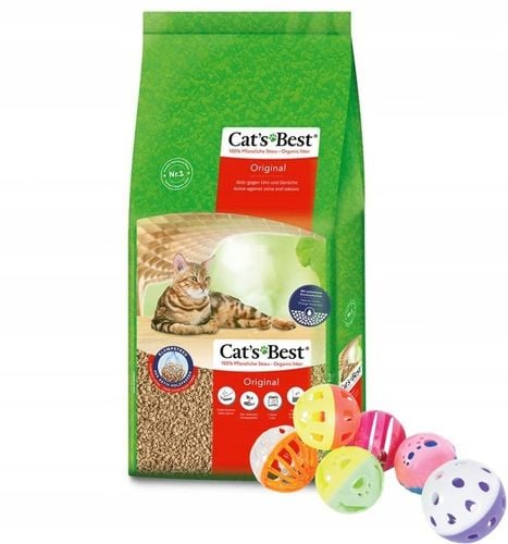 Żwirek drewniany Cat's Best Original Eco Plus 40l na Arena.pl