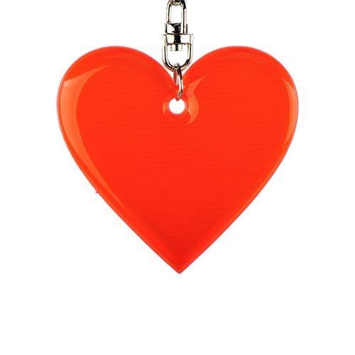 Brelok odblaskowy Affection, czerwony na Arena.pl