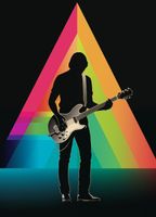 Plakat 13x18cm Pryzmat przez Gitarę