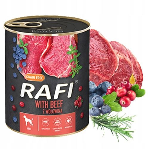 Puszka dla PSA Dolina Noteci RAFI PREMIUM 12x800g 6 SMAKÓW X 2 na Arena.pl