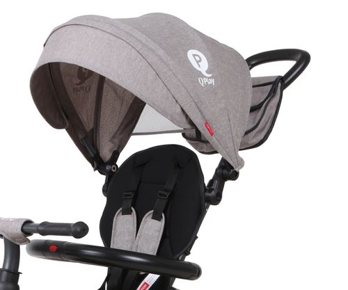 Qplay Rowerek Trójkołowy Rito Plus Grey na Arena.pl